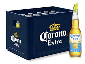 Corona Cero 0,0% Alkoholfrei Premium Lager Flaschenbier, MEHRWEG (24 x 0.355 l) im Kasten [PRIME]