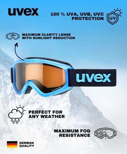 UVEX Speedy Pro Junior Skibrille, blau für 12,97€ inkl. Versand (Amazon Prime)
