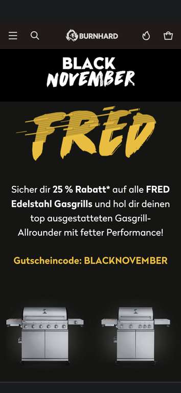 Burnhard Black November Deals zb Big Fred Deluxe