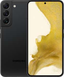 Samsung Galaxy S22 in Phantom Black | 6.1", 2340x1080, AMOLED, 120Hz | Exynos 2200 | 8/128GB | Triple Kamera | Android 14 | IP68 | Qi | 167g