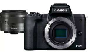 Canon EOS M50 Mark II Systemkamera inklusive Objektiv EF-M 15-45mm