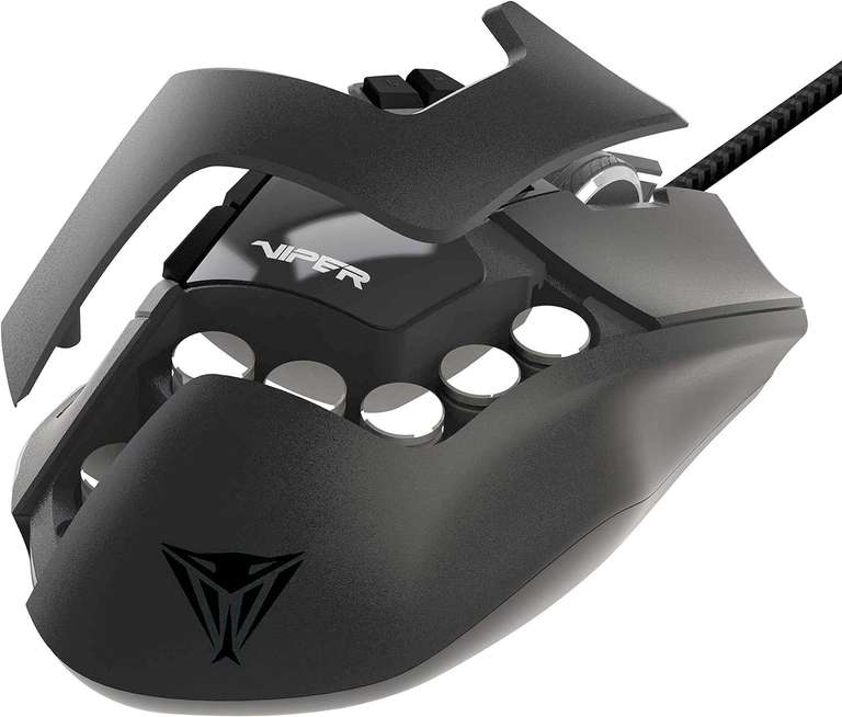 [MINDSTAR] Gaming-Maus Patriot Viper V570 RGB Blackout Edition USB schwarz (kabelgebunden)