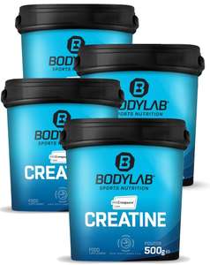 2kg Bodylab Creapure Creatine (4x 500g, 25€/kg) | alternativ 1kg (2x 500g) für 27,99€