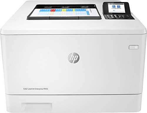 HP LaserJet Enterprise M455dn Farblaserdrucker (Drucker, LAN, Duplex, 300-Blatt Papierfach) weiß