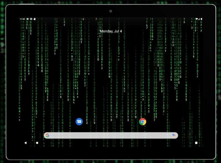 (Google Play Store) Matrix TV Live Hintergrund (Android/Android-TV Live Wallpaper)