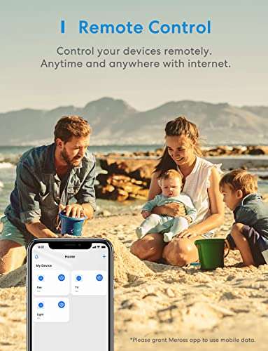 [Amazon WHD, Prime] Meross WLAN Steckdose mit Apple HomeKit, Google Smart Assistant und Alexa (sehr gut)