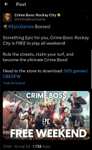 Crime Boss: Rockay City am Wochenende kostenlos spielbar aug PC (Epic Games) / Xbox Series X|S / PS5 (mit einem nicht-deutschen Account)