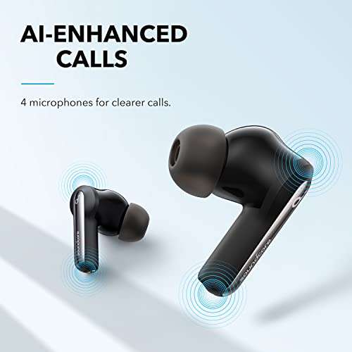 Soundcore Life P3i TWS In-Ears (Bluetooth 5.2, ANC, bis 9/36h Laufzeit, USB-C, App mit Equalizer)