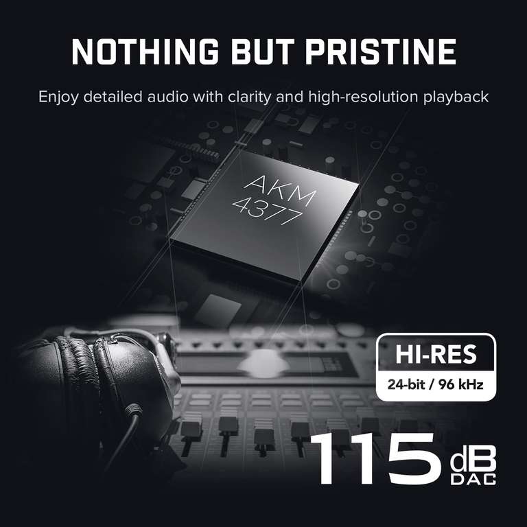 [Prime] Creative Sound Blaster X1 (Audio Verstärker für PC/Konsole, Plug-and-Play, Super X-FI, USB-C, steuerbar über die CREATIVE App)