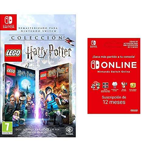 LEGO Harry Potter Collection Nintendo Switch + Nintendo Switch Online-Mitgliedschaft 12 Monate [Amazon ES]