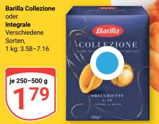 Barilla Pasta Integrale italienische Vollkorn-Nudeln versch. Sorten für nur 0,79 € (Angebot + Coupon) [Globus bis 26.08.]