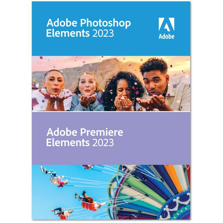 Adobe Photoshop & Premiere Elements 2023 | Box & Produktschlüssel [Cyberport]