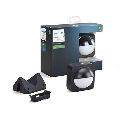 (Amazon / MediaMarkt Abholung) Philips Hue Bewegungssensor für den Aussenbereich, integrierter Tageslichtsensor, schwarz