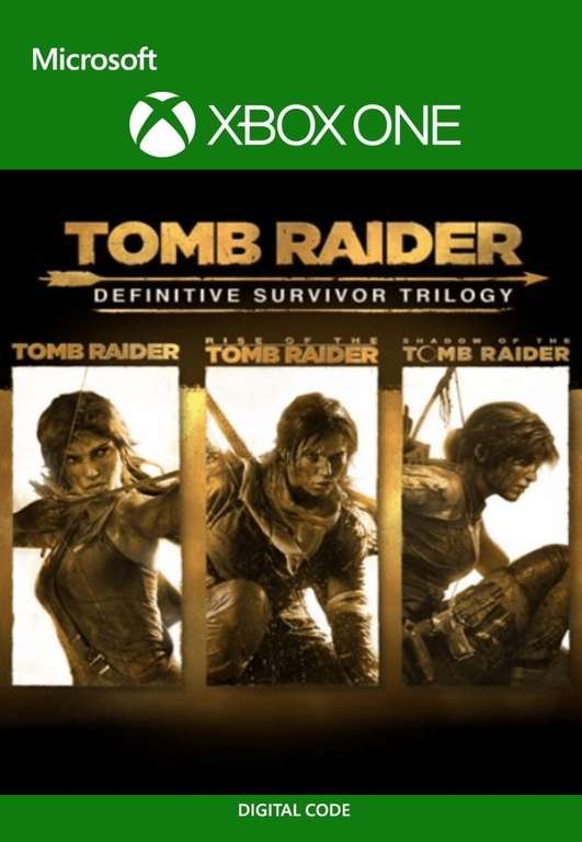 Tomb Raider: Definitive Survivor Trilogy AR XBOX One/Xbox Series X|S CD Key XBOX SERIES X|S VPN AR KINGUIN