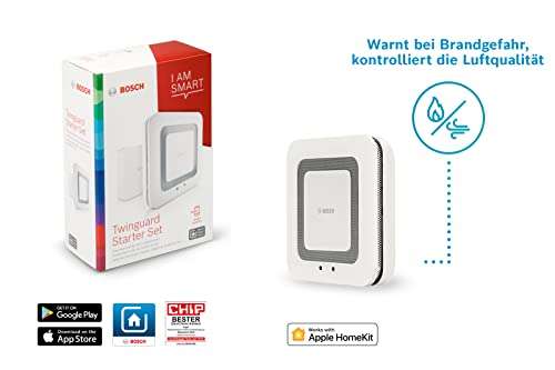 Bosch Smart Home Twinguard Rauchmelder Luftqualitätsmessung