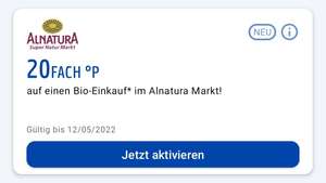 Payback 20FACH Punkte bei Alnatura auf einen Bio-Einkauf ab 2€ (bis 05.12.22) [personalisiert]