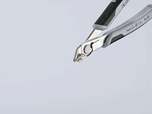 KNIPEX Elektronik-Super-Knips ESD, 125 mm, Drahtklemme, INOX für 16,80€ (Prime)