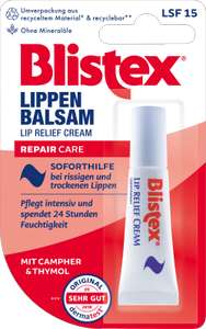 Herkules Lebensmittel-Märkte Hessen: Blistex Lippenbalsam, 6ml Inhalt, bei spröden und rissigen Lippen = Soforthilfe