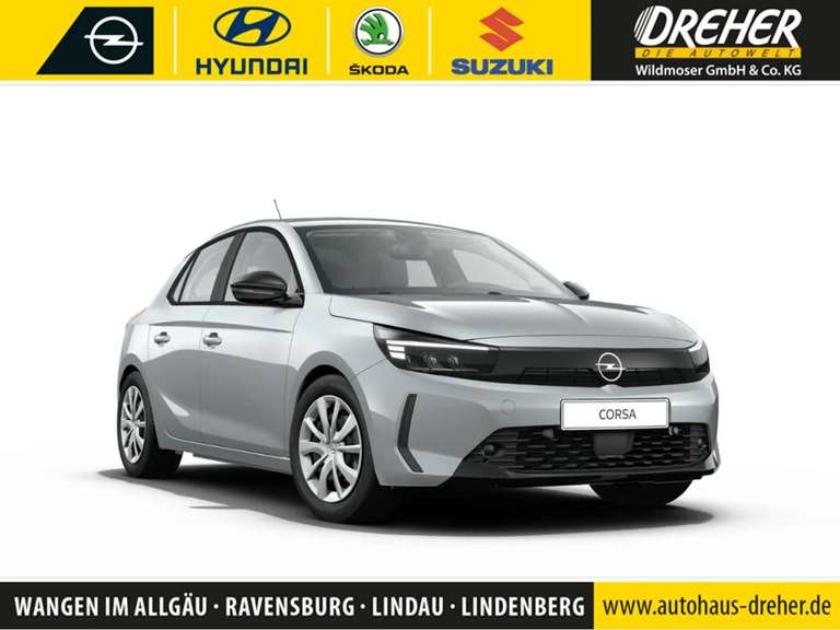 Gewerbeleasing Opel Corsa Edition, Gewerbe, 24 Monate, 10.000 km p.a., 83,19€ Netto/Monat, Leasingfaktor: 0,46, GLF: 0,69, eff. R. 124,86€