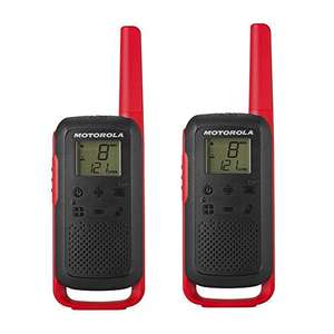 Motorola Talkabout T62 PMR-Funkgerät 2er Set Walkie-Talkie 16 Kanäle, Reichweite 8 km