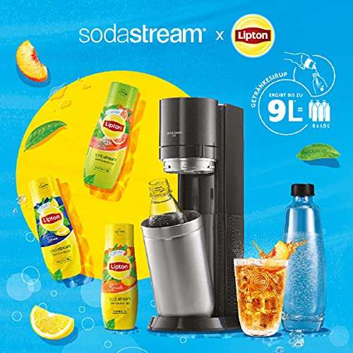 SodaStream Sirup Lipton Ice Tea Pfirsich oder Green Ice Tea - 1x Flasche ergibt 9 Liter Fertiggetränk (Prime)