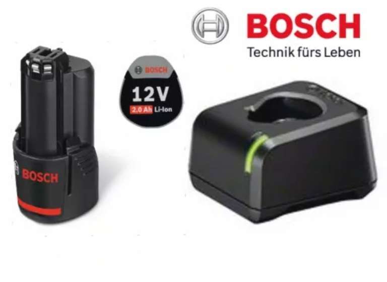 Bosch Professional 12V Akku Starter Set GBA 12 Volt 1x 2,0 Ah + Schnellladegerät GAL 12V-20