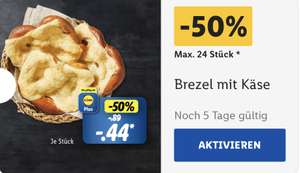 [Lidl +] Käse-Brezel für 0,44€ nur mit App! (personalisiert)