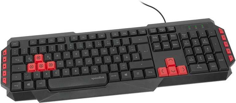 Speedlink Sento USB Headset + Speedlink Ludicum USB Gaming Tastatur | Set aus Headset und Tastatur für 14,99€
