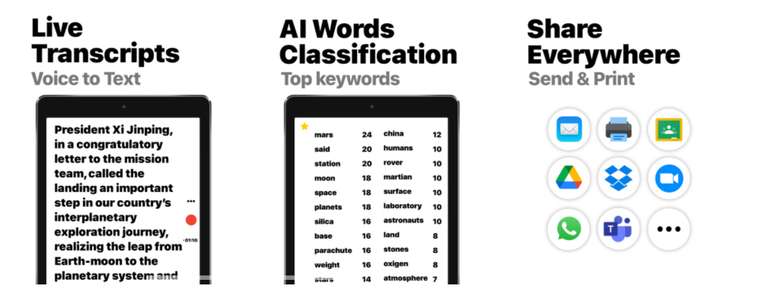 [iOS AppStore] SpeechTok Pro - Live Speech Transcriber mit AI-Wortklassifizierung