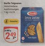 [Glutenfrei] Barilla glutenfreie Pasta für 1,49 € je 400 g Packung (Angebot + Coupon) [GLOBUS] - bundesweit lokal
