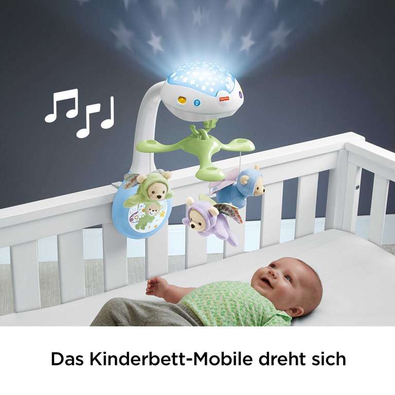 Fisher-Price 3-in-1-Traumbärchen Mobile für Babys
