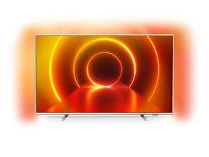 [Elektro Zone] Philips 43PUS7855/12 Fernseher 109,2 cm (43 Zoll) 4K Ultra HD Smart-TV WLAN Silber HbbTV, PVR, Ambilight 3-seitig, ALLM