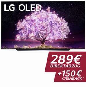 LG OLED65C18LA ABZGL. 289€ DIREKTABZUG+150€ CASHBACK (VON LG NACH REGISTRIERUNG) OLED, 65, 164, ULTRA HD