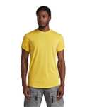 G-Star RAW Lash R (Amazon Prime / Zalando Plus) Herren T-Shirt in lemongelb (Gr. XS bis XXL) Passform: Relaxed Fit & 100% Bio-Baumwolle
