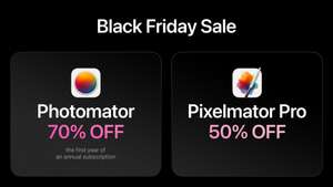 [apple app store] Pixelmator Pro (exklusive BIlderbearbeitung für den Mac 50% rabattiert) | Photomator 70 % erstes Jahr
