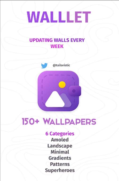 (Google Play Store) WallLet Wallpapers - 4K Amoled (Android, Personalisierung, Wallpaper)