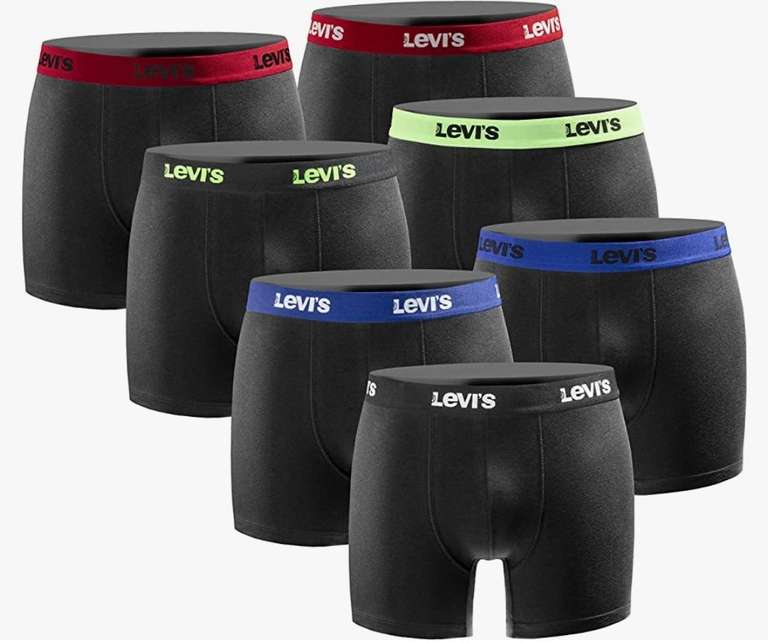 Levis Herren Boxershort Limited Style Edition 7er Pack (verschiedene Farben / Größen)