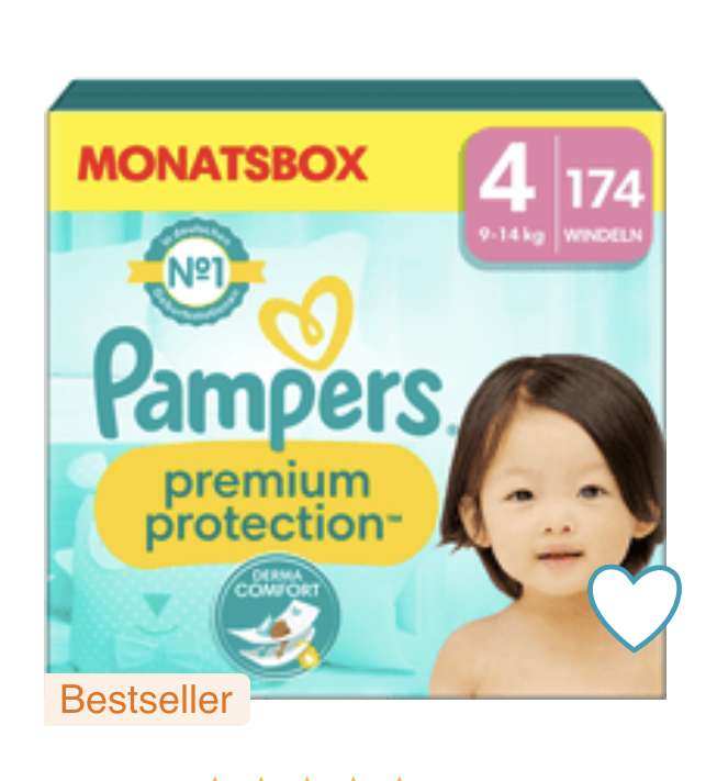 10 % auf ausgewählte Pampers-Produkte bei Babymarkt