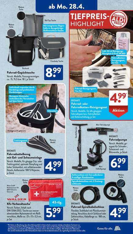 Bikemate Fahrradpumpen ab 6,99   Top Angebot bei ALDI SD! | mydealz