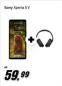 Sammeldeal, Tarifangebote mit dem Sony Xperia 5 V & Sony WH-CH 720 N ab 894,69€ Gesamtkosten, UVP 999€