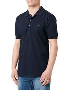 Trigema Herren Poloshirt in Piqué-Qualität (Amazon Prime) in navy oder kirsch (Gr. XS bis 5XL)