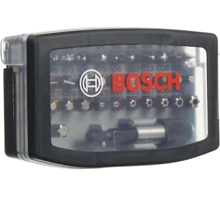 Bosch - Schraubenziehersatz - 32 Stücke - torx, phillips, pozidriv, hex, slot, torq-set - Länge: 25 mm, PRIME