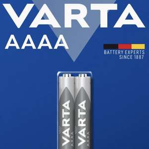 Amazon (Prime/Packstation) - VARTA Batterien Typ AAAA 2 x 2er Pack (3,5 Jahre haltbar)