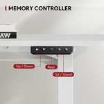 Schreibtisch elektrisch Höhenverstellbar mit Memory-Funktion 140 x 60 cm (verschiedene Größen vorhanden)