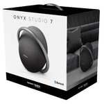 Harman-Kardon Onyx Studio 7 | tragbarer Bluetooth Lautsprecher | 50W RMS | Netzbetrieb | max. 8h Akku | Pairing mit weiteren Onyx Studio 7