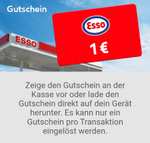 115° - [ ESSO ] - 1 € Gutschein für September (Tankgutschein bedingt kombinierbar)