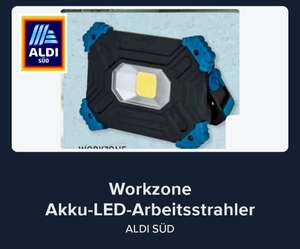 Workzone Akku-LED-Arbeitsstrahler [Aldi Süd ab 14.03]
