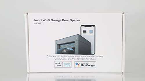 meross Smart WLAN Garagentoröffner, APP-Steuerung, Kompatibel mit Alexa, Google Assistant (Prime)