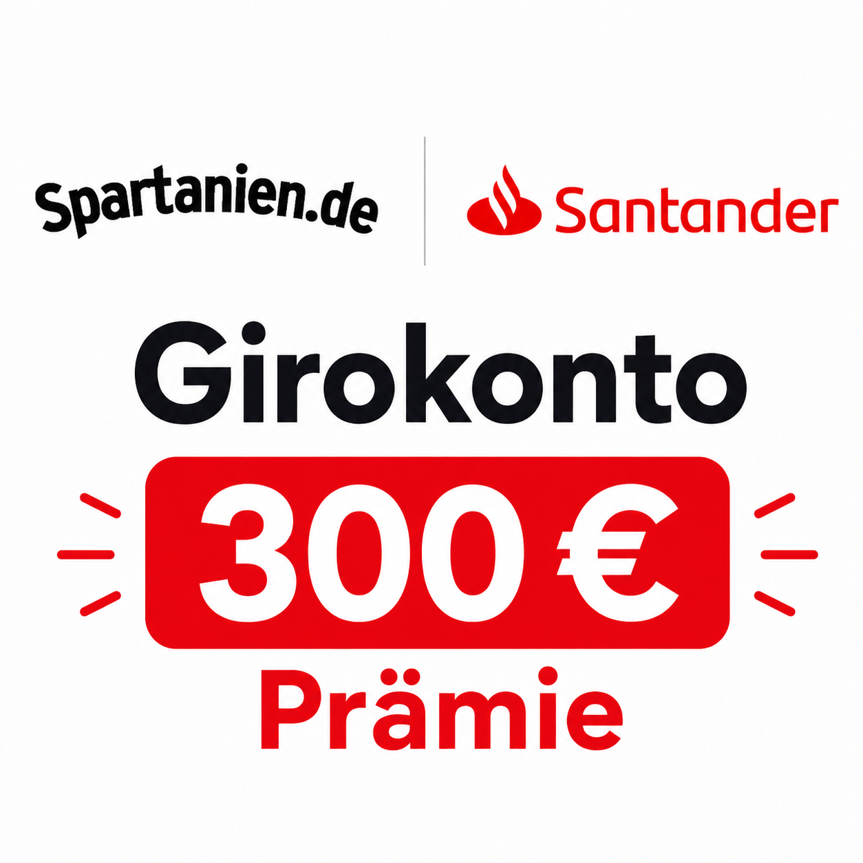 Santander x Spartanien 325 € Prämie Girokonto