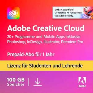 [Studenten] Adobe Creative Cloud Edu All Apps Prepaid Abo 1 Jahr